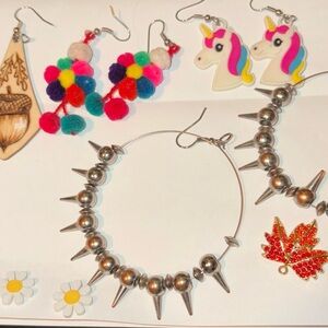 Colorful Lot of earrings